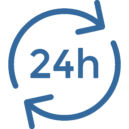 Réponse rapide (moins de 24h)