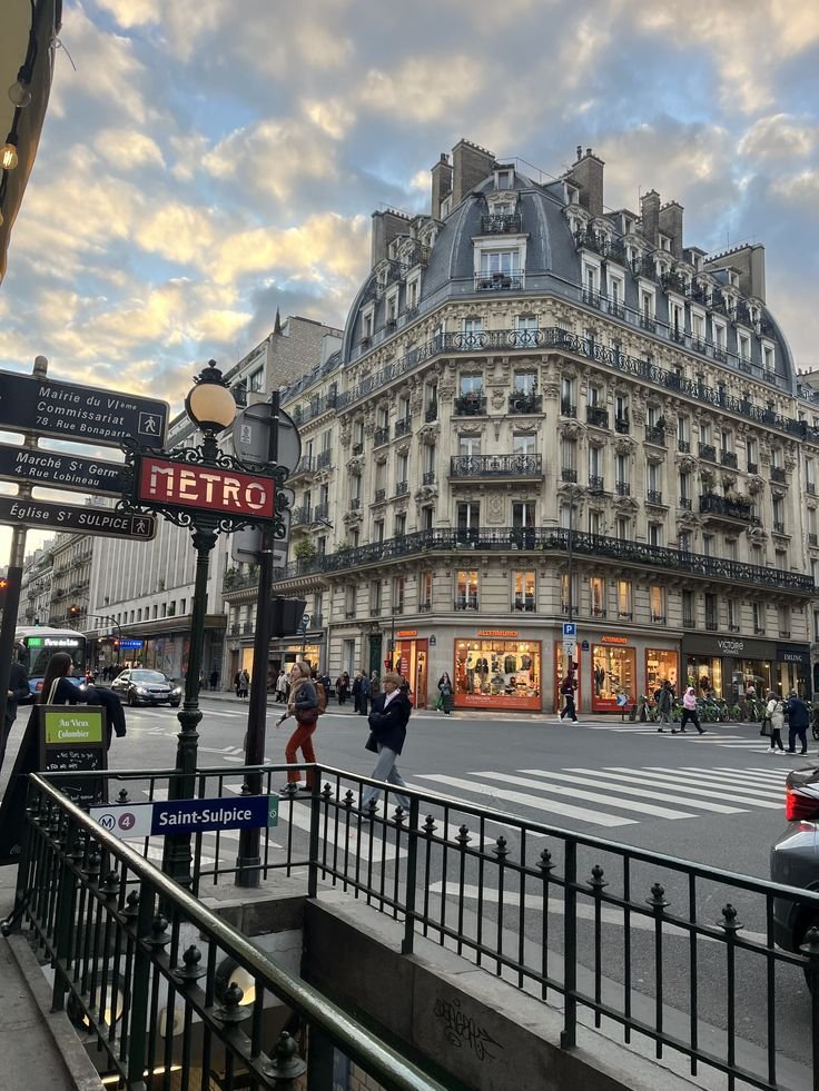 centre ville avec métro de paris 