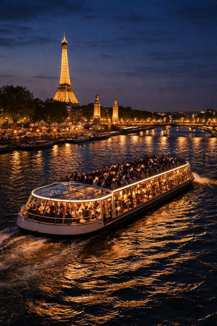 balade en péniche sur la seine