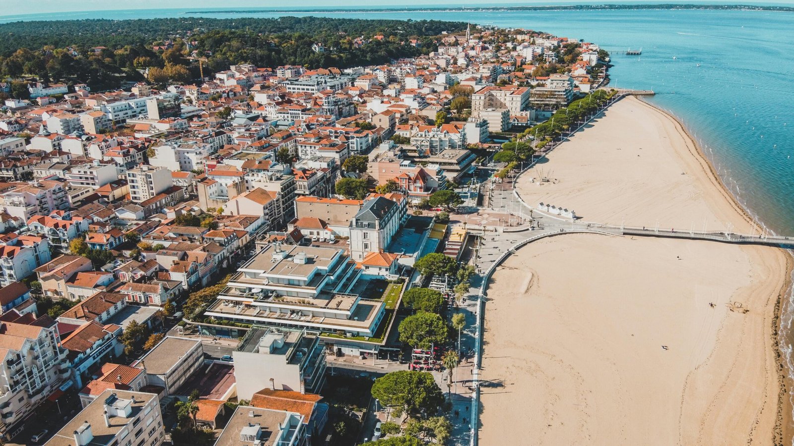 ville autour du bassin d'Arcachon